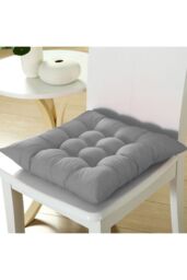 Living and Home 4Pcs Soft Thicken Tatami Seat Cushion in Grey - thumbnail 3
