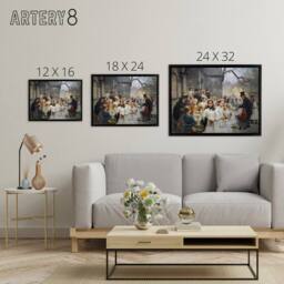 "Artery8 Carl Frithjof Smith After First Communion Framed Canvas Wall Art Print - Size: W18"" x H24""" - thumbnail 4