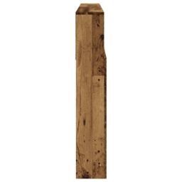 Berkfield Home Headboard Cabinet Old Wood 180x19x103.5 cm Engineered Wood in Brown - thumbnail 5