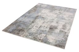 The Rug Shop UK Blue Handmade Abstract Viscose Luxurious Easy To Clean Navy Area Rug - Size: 120 cm x 170 cm - thumbnail 4