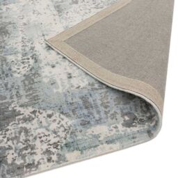 The Rug Shop UK Blue Handmade Abstract Viscose Luxurious Easy To Clean Navy Area Rug - Size: 120 cm x 170 cm - thumbnail 7