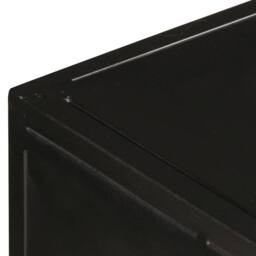 Berkfield Home TV Cabinet 90x30x40 cm Rough Mango Wood in Brown - Size: 90 x 30 x 40 cm - thumbnail 4