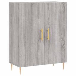 Berkfield Home Highboard Grey Sonoma 69.5x34x180 cm Engineered Wood - thumbnail 7