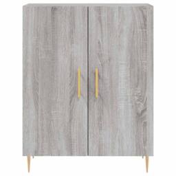 Berkfield Home Highboard Grey Sonoma 69.5x34x180 cm Engineered Wood - thumbnail 8