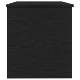 Berkfield Home Storage Box with Lid Black Oak 100x42x46 cm Engineered Wood - Size: 100 x 42 x 46 cm - thumbnail 7