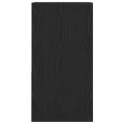 Berkfield Home Durable Bedside Cabinet with Drawer Black Oak 35x34x66.5 cm - thumbnail 6