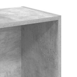 Berkfield Home Classic 2-Tier Book Cabinet Concrete Grey 40x30x76.5 cm Engineere - thumbnail 8