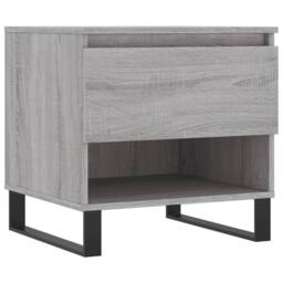 Berkfield Home Modern Coffee Tables 2 pcs Grey Sonoma 50x46x50 cm Engineered Wood - Size: 50 x 46 x 50 cm - thumbnail 5