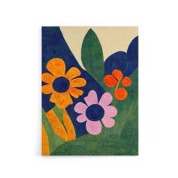 "Artery8 Matisse Inspired Abstract Flowers Canvas Wall Art Print - Size: W18"" x H24""" - thumbnail 1