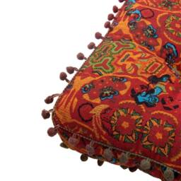 EONLION Bohemian - Orange Vintage Chair Cushion - Size: 120 cm x 90 cm - thumbnail 2