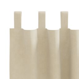 Berkfield Home Blackout Curtains with Hanging Loops 2 pcs Cream Velvet - thumbnail 5
