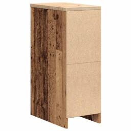 Berkfield Home Durable Garage Storage Cabinet Old Wood 30x51x85 cm Solid Wood Pine in Brown - Size: 30 x 51 x 85 cm - thumbnail 8