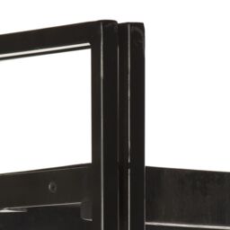 Berkfield Home 3-Tier Bookcase Black 40x30x80 cm Solid Mango Wood - Size: 40 x 30 x 80 cm - thumbnail 3
