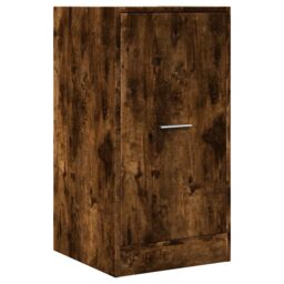 Berkfield Home Apothecary Cabinet Smoked Oak 40x41x77.5 cm Engineered Wood in Brown - thumbnail 3