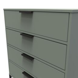 Ready Assembled 2 U Tamworth 4 Drawer Chest (Ready Assembled) in Pale Green - thumbnail 4