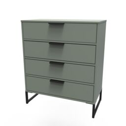 Ready Assembled 2 U Tamworth 4 Drawer Chest (Ready Assembled) in Pale Green - thumbnail 3