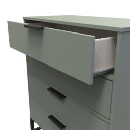 Ready Assembled 2 U Tamworth 4 Drawer Chest (Ready Assembled) in Pale Green - thumbnail 5