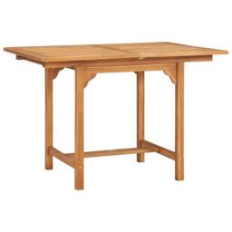 Berkfield Home 5 Piece Garden Dining Set Solid Teak Wood in Tan - thumbnail 7