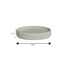 Showerdrape Alexandria Bathroom Accessory Set - Soap Dish & Tumbler in Stone - thumbnail 5