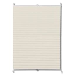 Berkfield Home Plisse Blind 40x125cm Cream - Size: 40x125 cm - thumbnail 2