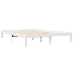 Berkfield Home Bookcase Bed without Mattress White 160x200 cm Solid Wood Pine - thumbnail 7