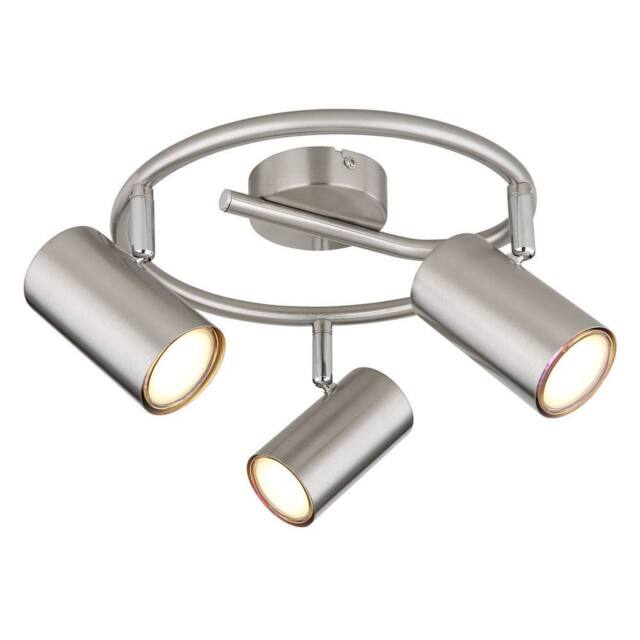 Netlighting Allvi Ceiling Spotlight Clusters Nickel Matt 3x GU10 in Grey - image 1