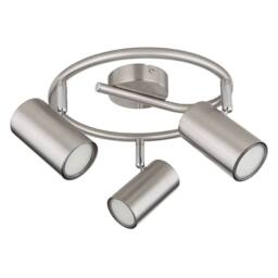 Netlighting Allvi Ceiling Spotlight Clusters Nickel Matt 3x GU10 in Grey - thumbnail 2