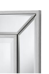 Yearn Mirrors Angled Wall Mirror Champagne 69.5x95cm in Metallic Silver - Size: 69.5x95 cm - thumbnail 3