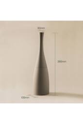 Cosmic Toilet brush & holder Glossy Black Unique Soft coating Saku Collection - thumbnail 5