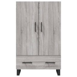 Berkfield Home Highboard Grey Sonoma 69.5x31x115 cm Engineered Wood - thumbnail 6