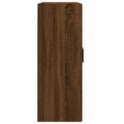 Berkfield Home Wall Mounted Cabinet Brown Oak 69.5x34x90 cm Engineered Wood - thumbnail 8