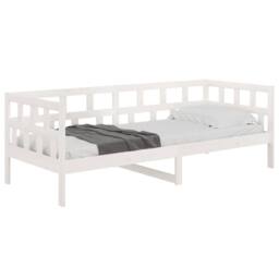 Berkfield Home Day Bed White Solid Wood Pine 90x200 cm - thumbnail 6