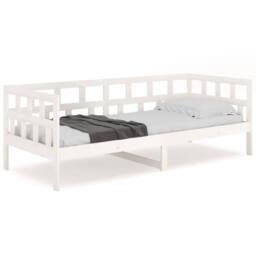 Berkfield Home Day Bed White Solid Wood Pine 90x200 cm - thumbnail 5