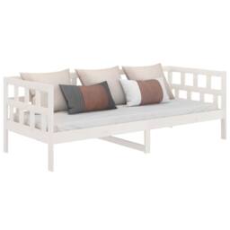 Berkfield Home Day Bed White Solid Wood Pine 90x200 cm - thumbnail 3