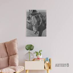 "Artery8 Russell Lee Cowboy Regalia & Equipment Photograph Canvas Art Print in Grey - Size: W12"" x H16""" - thumbnail 3