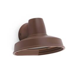 Netlighting Bronx 1 Light Outdoor Wall Light Brown IP44 GU10 - thumbnail 2