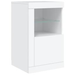 Berkfield Home Sideboard with LED Lights White 163x37x67 cm - Size: 163 x 37 x 67 cm - thumbnail 9