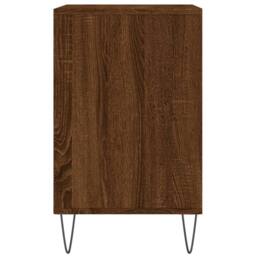 Berkfield Home Shoe Cabinet Brown Oak 102x36x60 cm Engineered Wood - Size: 102 x 36 x 60 cm - thumbnail 5