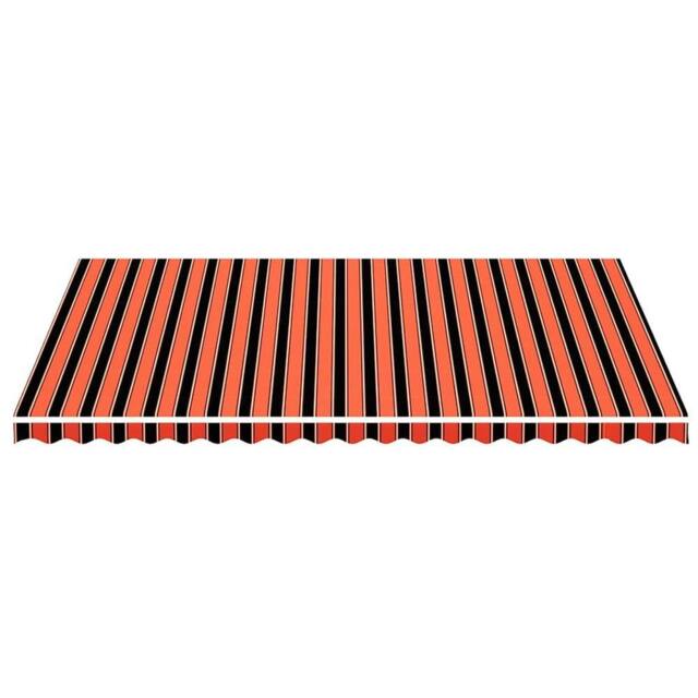 Berkfield Home Replacement Fabric for Awning Orange & Brown 5x3.5 m - image 1