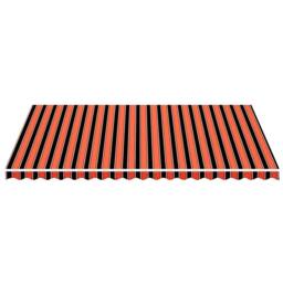 Berkfield Home Replacement Fabric for Awning Orange & Brown 5x3.5 m