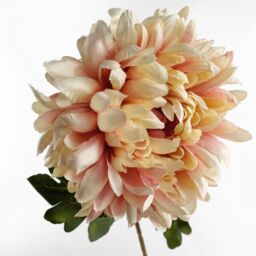 Leaf 75cm Artificial Extra Large Reflex Chrysanthemum Pink - thumbnail 3