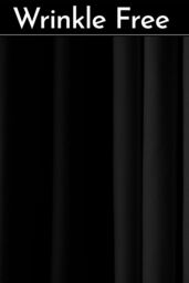Neel Blue Spandex Backdrop Curtain, Wrinkle-Free Polyester Fabric Backdrop Panel, 3x6 Metres in Black - thumbnail 5