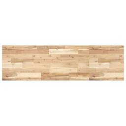 Berkfield Home Table Top 160x40x2 cm Rectangular Solid Wood Acacia in Brown - Size: 160 x 40 x 2 cm - thumbnail 3