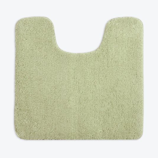 Allure Bath Fashions Luxury Microfibre Pedestal Mat Non-Slip in Light Green - image 1