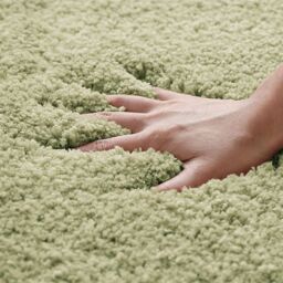 Allure Bath Fashions Luxury Microfibre Pedestal Mat Non-Slip in Light Green - thumbnail 3
