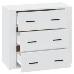 Berkfield Home Sideboard White 80x33x70 cm Engineered Wood - Size: 80 x 33 x 70 cm - thumbnail 4