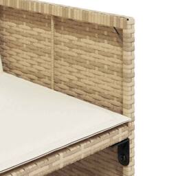 Berkfield Home Garden Dining Set - Beige, Black, Cream White in Beige - thumbnail 8