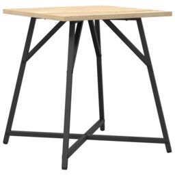 Berkfield Home Side Table 2 pcs Sonoma Oak Engineered Wood & Metal in Brown - thumbnail 6