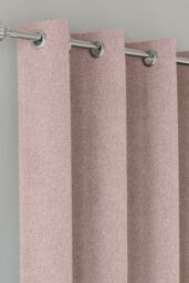 Enhanced Living 100% Blackout Curtains - Thermal/Energy Saving Linen Look Pair with Eyelets For Living Room & Bedrooms - thumbnail 2