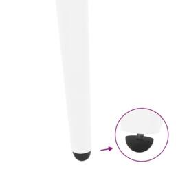 Berkfield Home Coffee Table Legs Conical Shape 4 pcs White 72-73 cm Steel - thumbnail 9